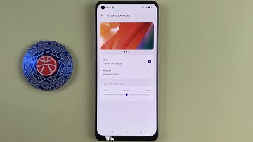How to change color mode and screen color temperature on OPPO Reno7 Android 13