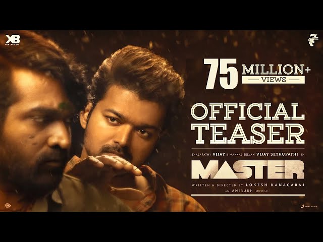 Master - Official Teaser | Thalapathy Vijay | Anirudh Ravichander | Lokesh Kanagaraj class=