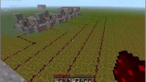 Minecraft 4-bit Computer  With 4 Bits Of Memory- Tutorial (part 2)