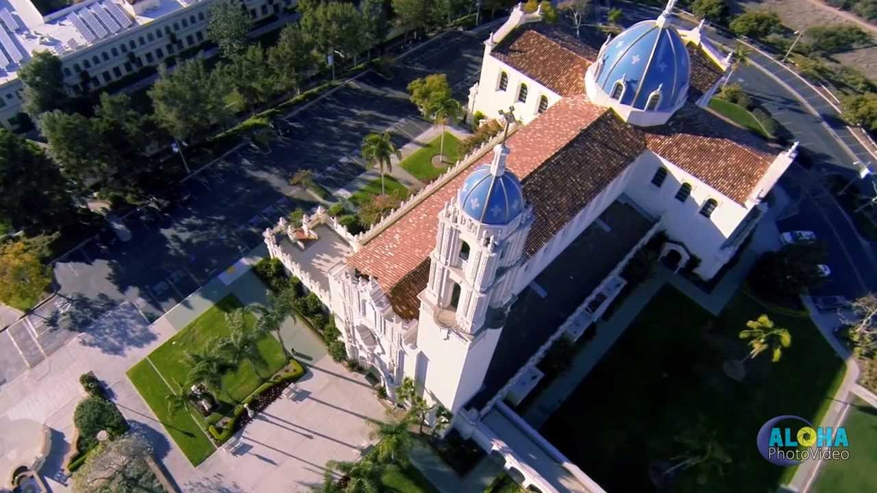 The Immaculata Catholic Church (Aerial Photography by Aloha-PhotoVideo.com)