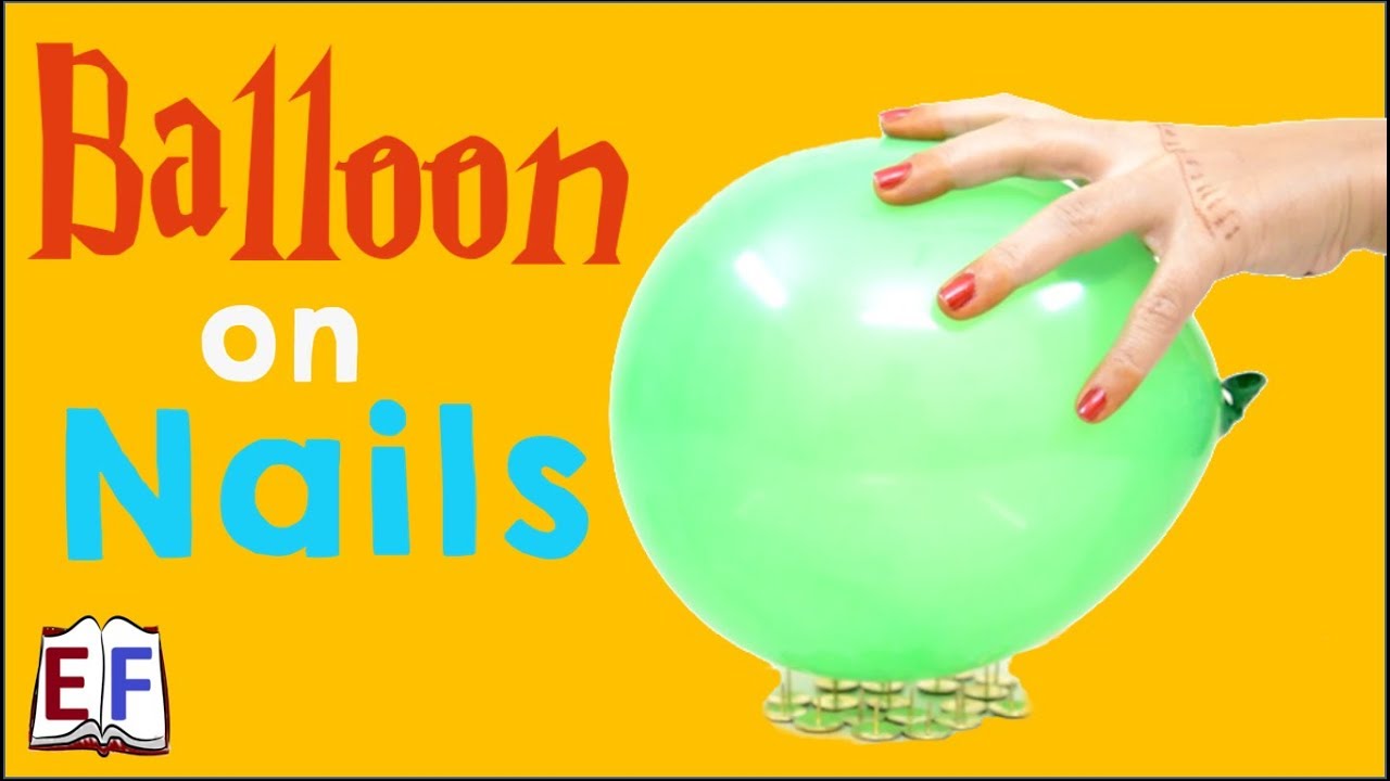 Balloon on Nails School Science Physics Experiment YouTube