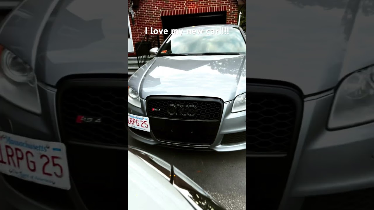 First mods to the rs4 blacked out grill debadge trunk!