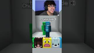 DID HE CHEAT???😂😂😂Minecraft Color Player Match vs GIRLFRIEND #minecraft #shorts #minecraftshorts