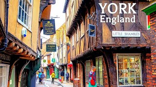 🇬🇧 Walking in YORK 4K, UK