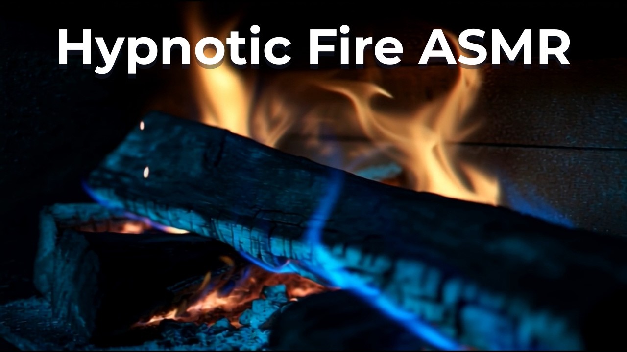 Hypnotic Fire ASMR – Visual Flame Stimulation for Focus & Calm | 3 Hours