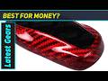 Amazing Red Carbon Fiber Key Fob Cover for Tesla Model S (2014-2018) Upgrade