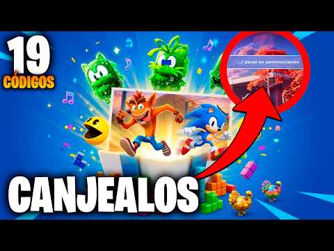 Todos los CÓDIGOS para REGALOS en FORTNITE GLITCH!🎁