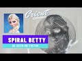 HOW TO MAKE A SPIRAL BETTY WITH CRICUT MACHINE| AS SEEN ON TIK TOK