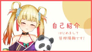 「【自己紹介】はじめまして 笹柳陽鞠です！【Vtuber/エレフセリア学園】」のサムネイル