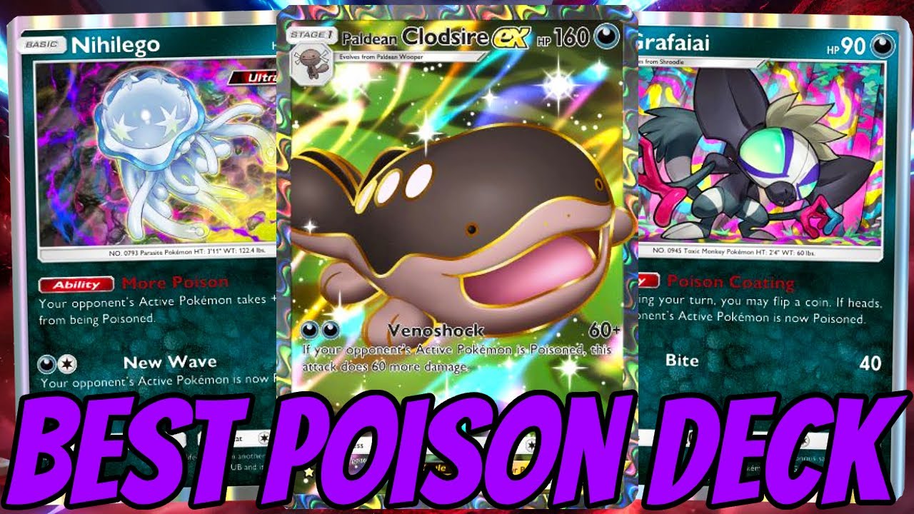 pokemon trading card game poison Pokmon TCG: 10 Strongest Cards That Apply the Poison Status, Ranked