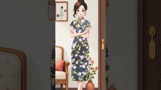 👘dress design #beautiful girl #art #amazing