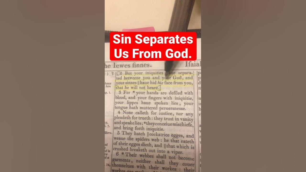 Sin Separates Us From God. Isaiah 49:2 #israel #israelites Sin Separates Us From God. Isaiah 49:2 #israel #israelites