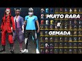 MOSTRANDO MINHA CONTA RARA E ANTIGA A MAIS GEMADA DO FREE FIRE