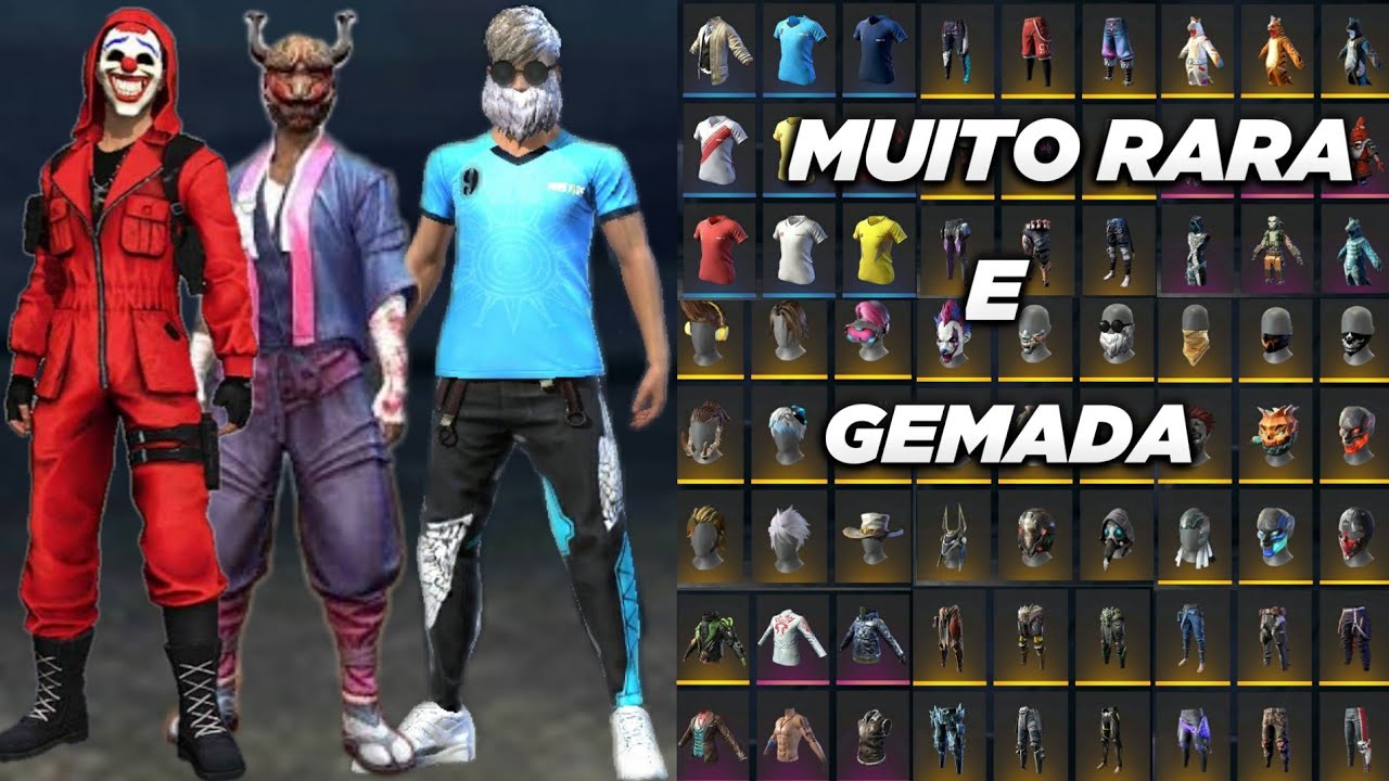 CONTA GEMADA FREE FIRE !!!🥶(Calça - Free Fire - Contas Free Fire