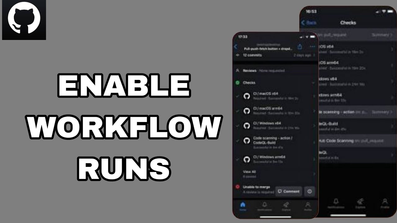 How To Enable Workflow Runs On GitHub App | Step By Step - YouTube