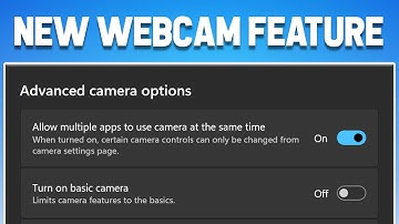 Webcam in Windows 11 Just Got Better! (New Multi-App Camera Feature)