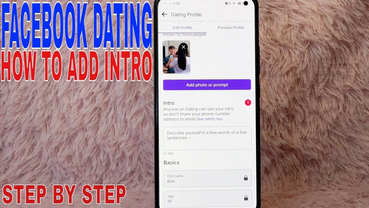 How To Add Intro In Facebook Dating 🔴 - YouTube