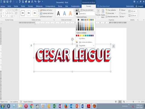 CREAR TEXTO 3D EN WORD/BONITAS LETRAS EN WORD - thptnganamst.edu.vn