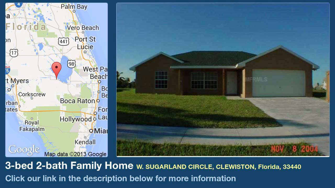 3bed 2bath Family Home for Sale in Clewiston, Florida on florida