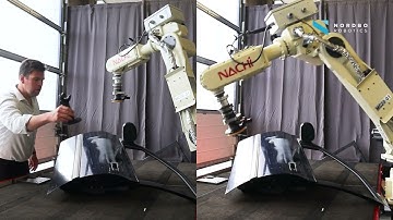 Mimic-Powered Robot Programming for Car Door Processing | Nachi MC20 Demo