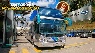 Testando o Ônibus reparado na VOLVO NORS | O mecânico do meu lado avaliou