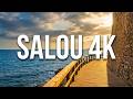 Salou Beach Walk 4K HDR 🇪🇸 | Relaxing Coastal Stroll &amp; Atmosphere