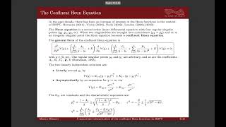 A Spacetime Interpretation of the Confluent Heun Functions in BHPT — Marica Minucci