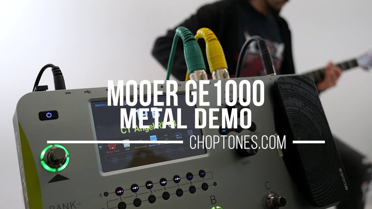 Mooer GE1000 | Metal Demo - YouTube