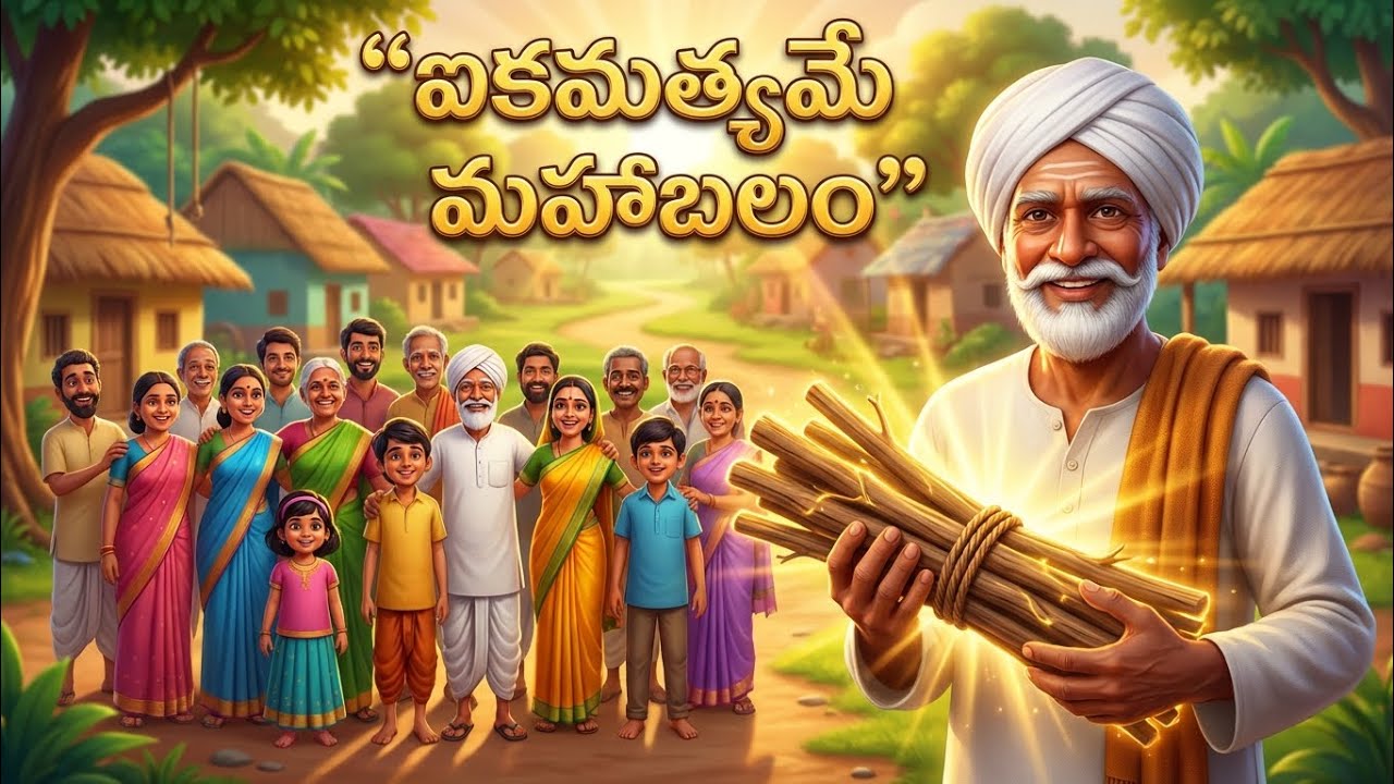 విడివిడిగా ఉన్నప్పుడు మనం బలహీనులు, కానీ కలిసికట్టుగా ఉన్నప్పుడు ఏ కష్టాన్నైనా జయించగలం