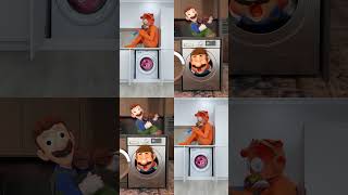 Mario Stuck In Washing Machine Sprunki In Real Life