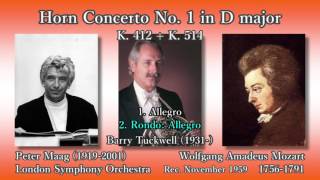 Mozart: Horn Concerto No. 1, Tuckwell & Maag (1959) モーツァルト