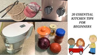 20 Most Essential Kitchen Tips For Beginners by CookingFlavors 13,395 views 6 years ago 10 minutes, 34 seconds
