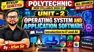 INTRODUCTION TO AI | UNIT - 2 Intro Operating System and App Software|| 1ST SEM ALL BRANCHES #upbte screenshot 2