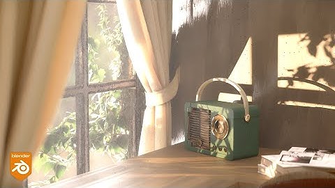 I Build A Retro Speaker in Blender 3D