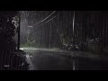 Heavy Rain & Thunder on Street at Night | Help Study, Meditation, PTSD, Insomnia & Tinnitus