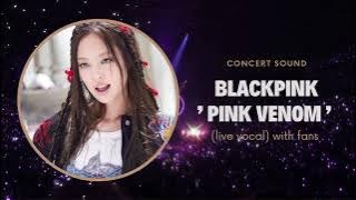 blackpink ‘pink venom’ concert sound (live vocal) with fans