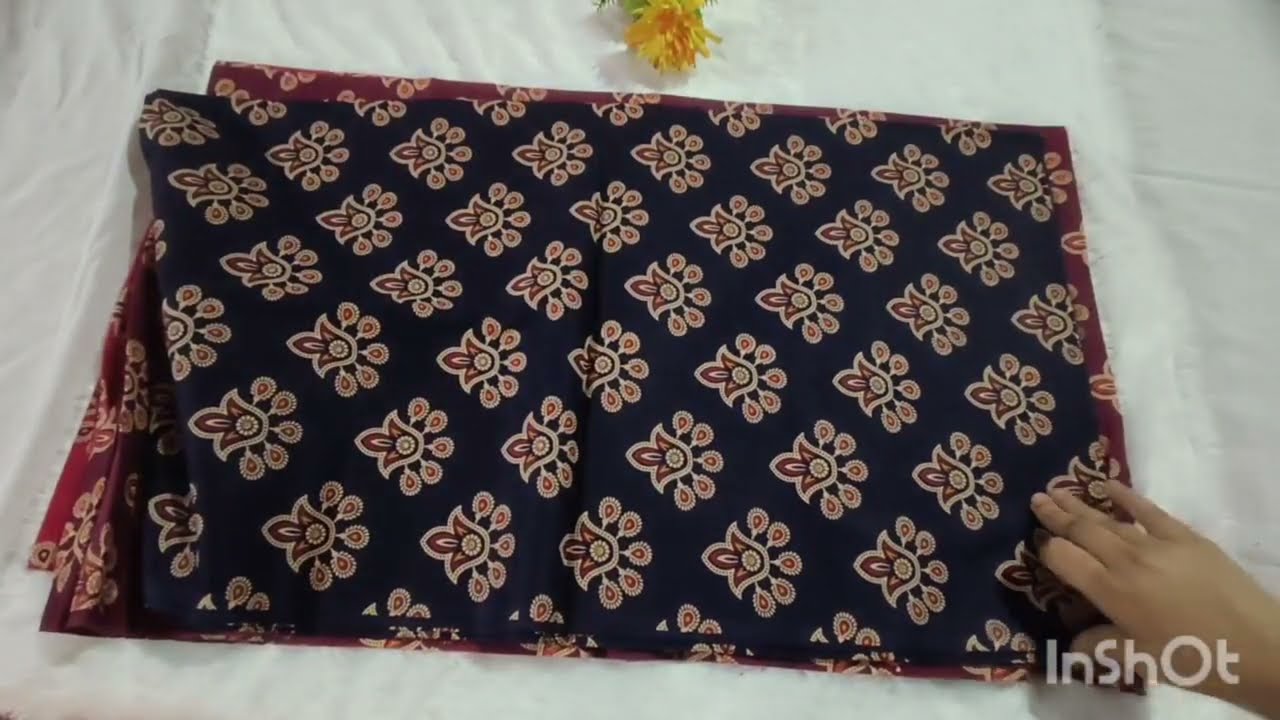 2.90 ട്രെൻഡിംഗ് അജ്റക്ക് മാക്സി തുണികൾ  കുറഞ്ഞ വിലയിൽ