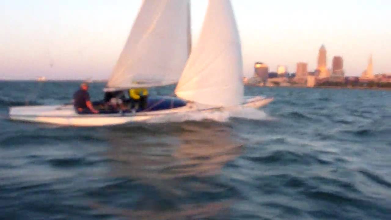 Highlander sailing on Lake Erie YouTube