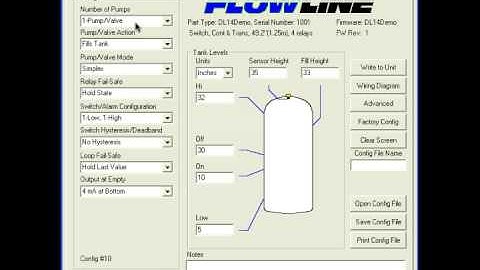 Flowline WebCal Software Tutorial for EchoPod Configuration