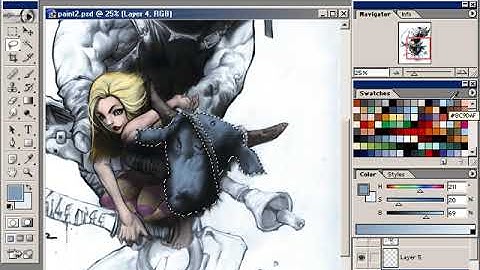 Digital Art Tutorials - Volume 6 - Digital Painting Smudge Style PART 4