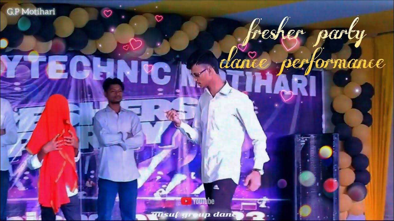  group Dance Vibes –Mix song// Govt. Polytechnic Motihari | Fresher Party Special”---📝 