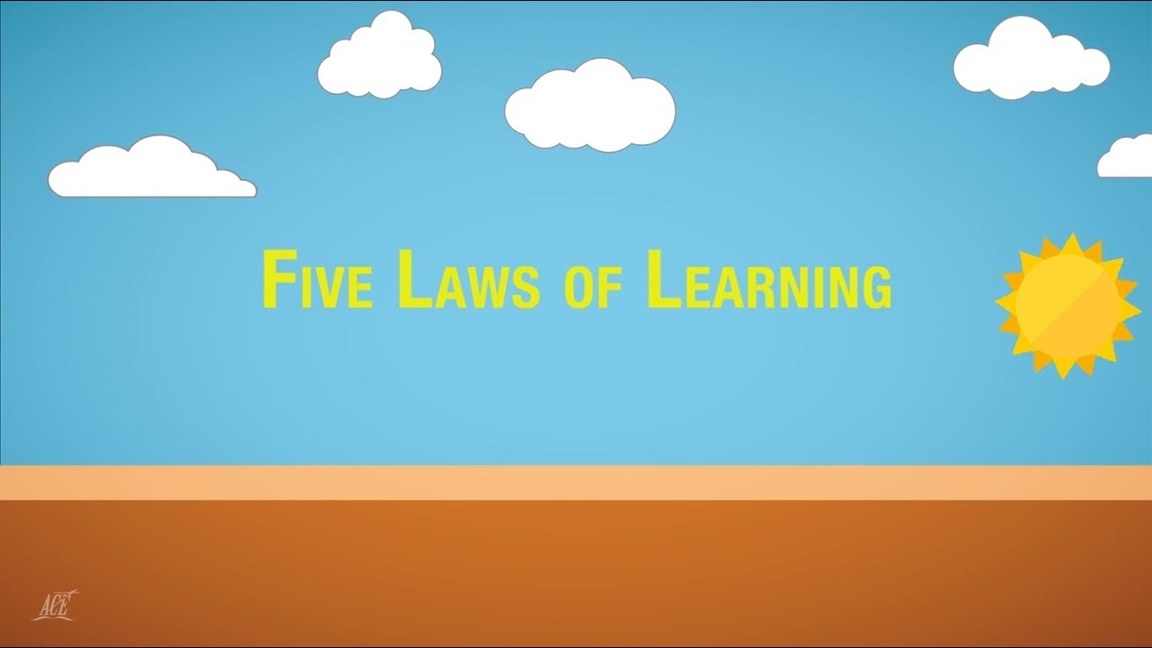 education icon 5 Laws of Learning