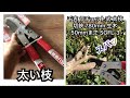 『千吉 ラチェット式 太枝切鋏 780mm 生木50mmまで SGFL-3』【タワマンのDIY動画】