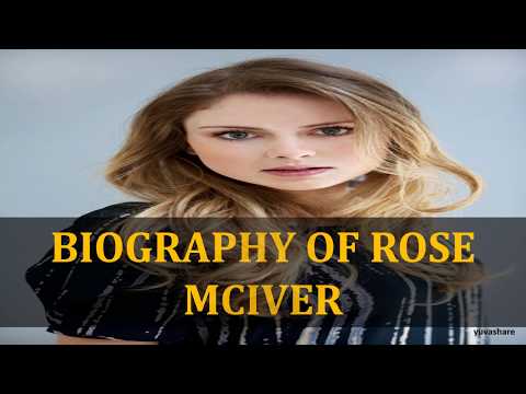 Video: Rose McIver: Biografi, Krijimtari, Karrierë, Jetë Personale