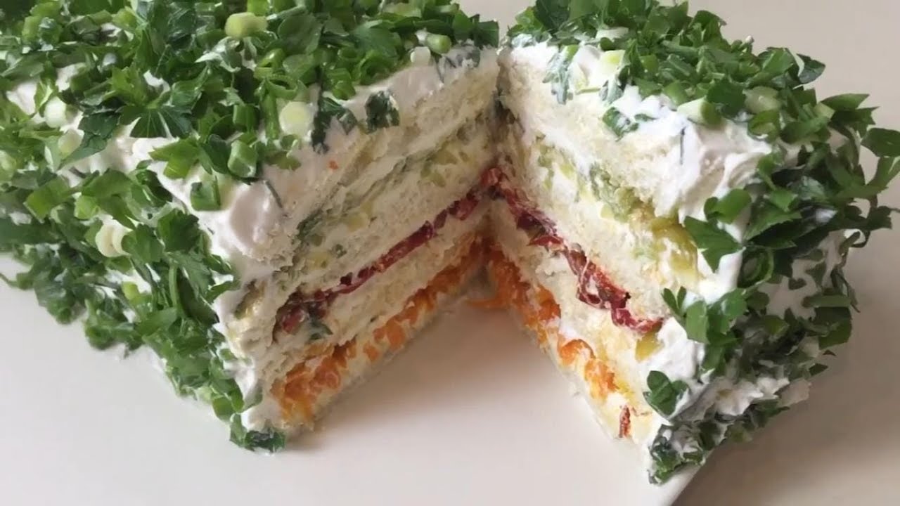 Salatadan kat kat pasta ( tost ekmeği ile ) YouTube