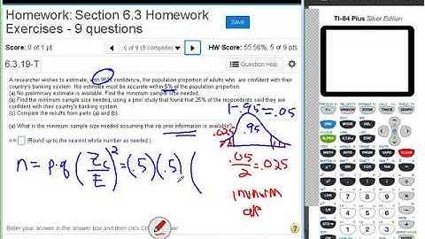 Dr  Swiersz Video Solving Section 6 3 Homework Exercises #5 and #6   170717 Stats