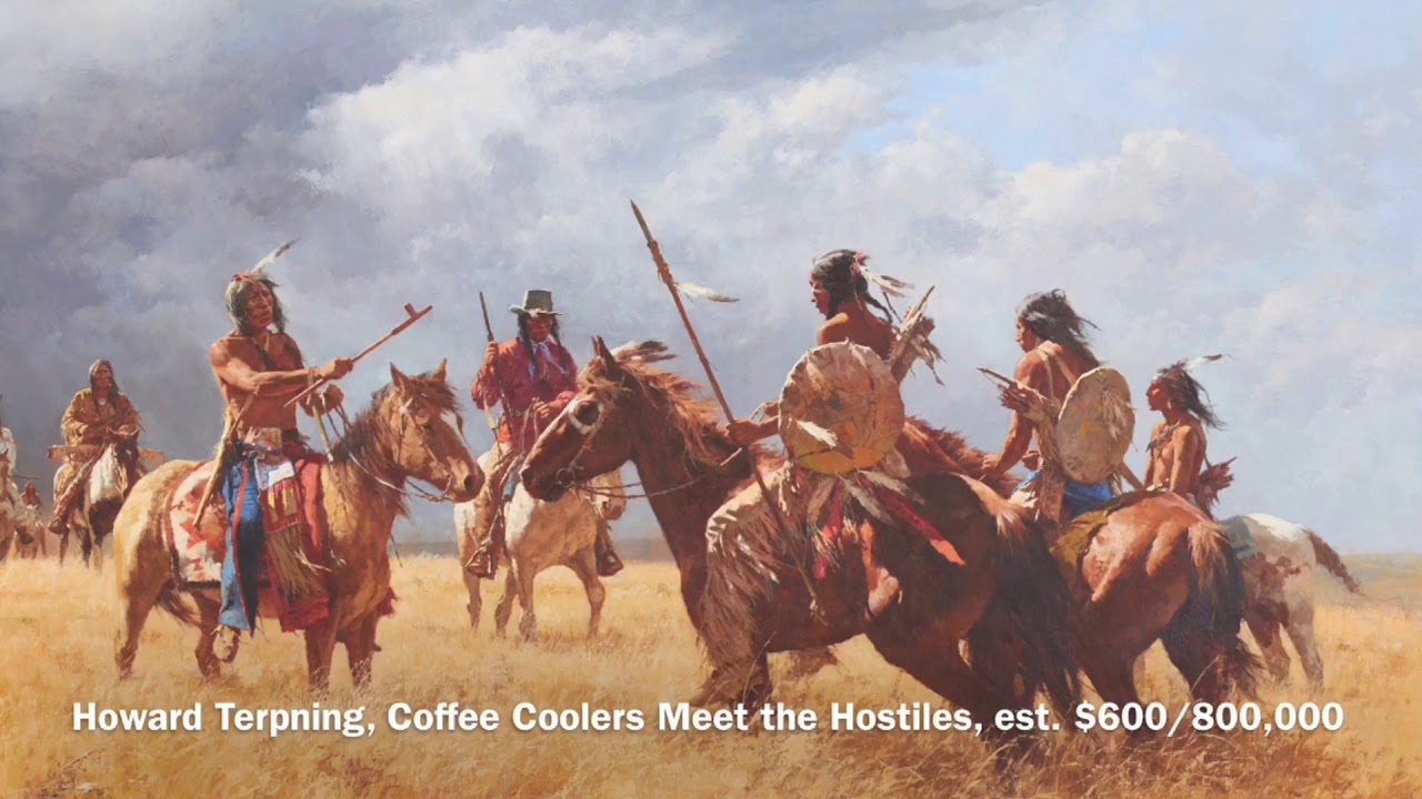 E. Martin Hennings and Howard Terpning paintings sell at Bonhams in Los Angeles E. Martin Hennings and Howard Terpning paintings sell at Bonhams in Los Angeles