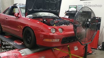 Integra GSR b18c1 all motor dyno 211whp 134trq