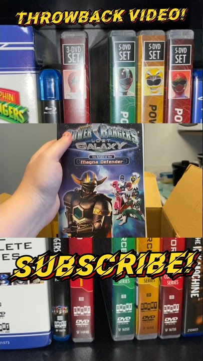 Power Rangers Lost Galaxy VHS! #powerrangers #universalstudios #shorts #viral