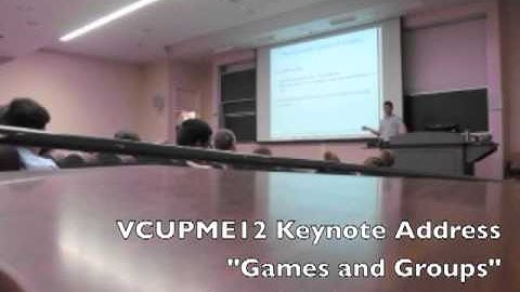 ‪Professor Mike Hill (UVa) Part 7 of Games & Groups: Sudoku and intransitivity
